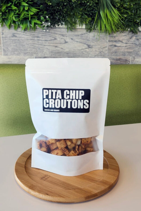 pita chip croutons